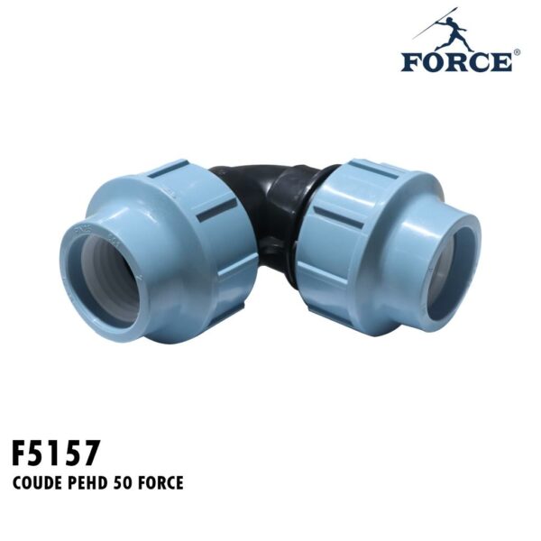 COUDE PEHD 50 FORCE