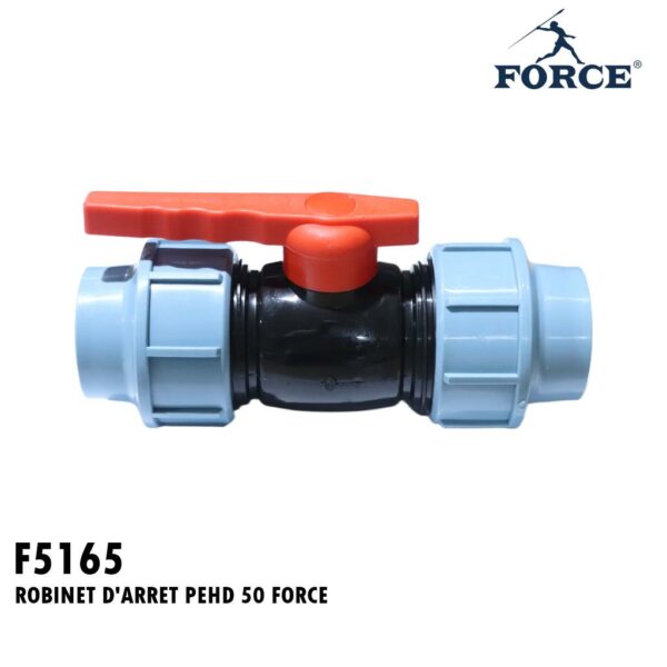 ROBINET D'ARRET PEHD 50 FORCE