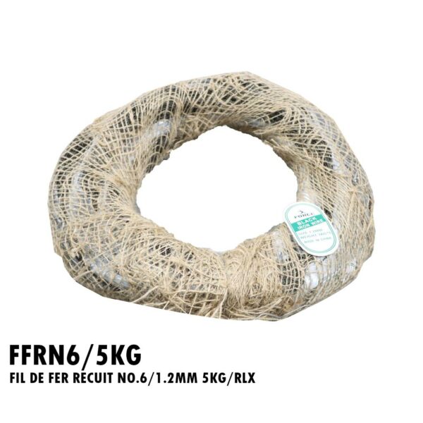 FIL DE FER RECUIT NO.6/1.2MM 5KG/RLX