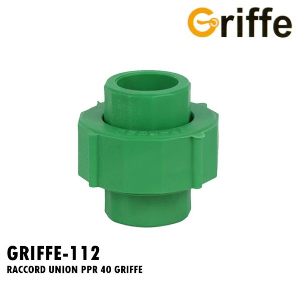 RACCORD UNION PPR 40 GRIFFE
