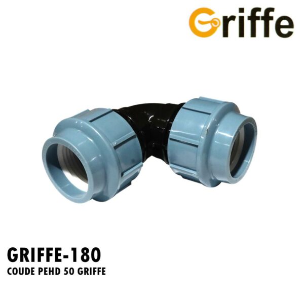COUDE PEHD 50 GRIFFE