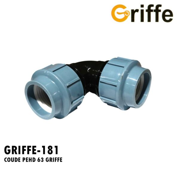 COUDE PEHD 63 GRIFFE