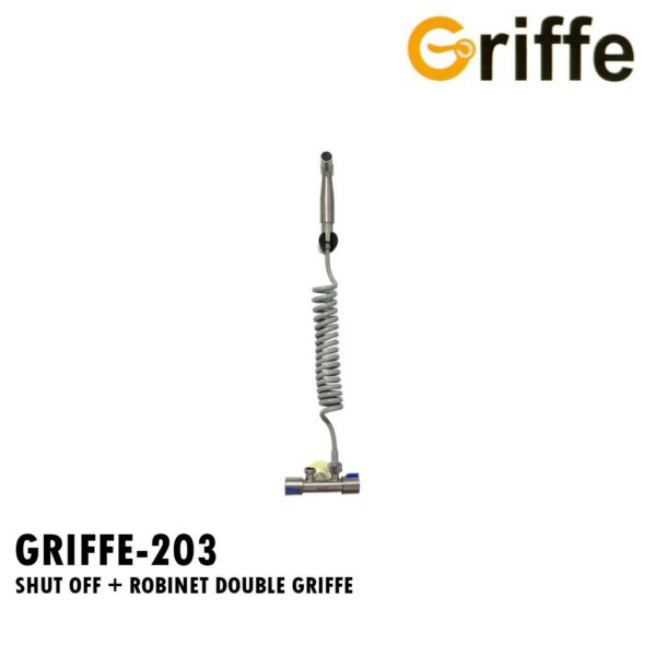 SHUT OFF + ROBINET DOUBLE GRIFFE