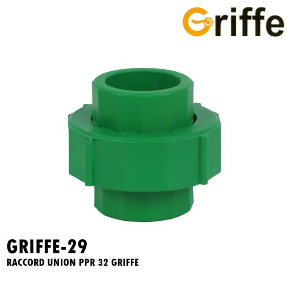 RACCORD UNION PPR 32 GRIFFE