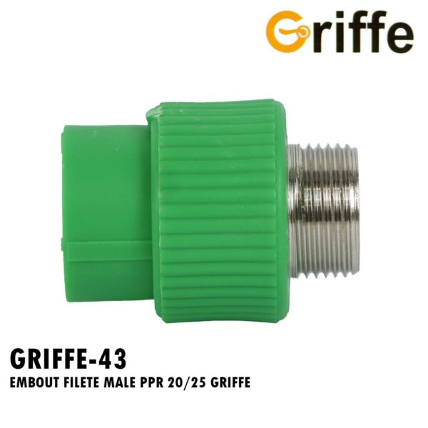 EMBOUT FILETE MALE PPR 20/25 GRIFFE