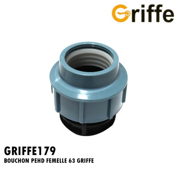 BOUCHON PEHD FEMELLE 63 GRIFFE