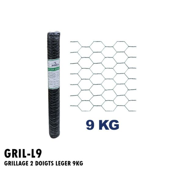 GRILLAGE 2 DOIGTS LEGER 9KG