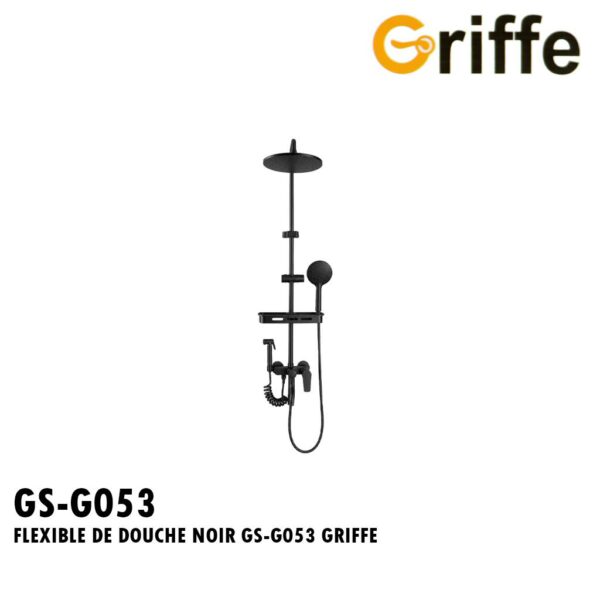 FLEXIBLE DE DOUCHE NOIR GS-G053 GRIFFE
