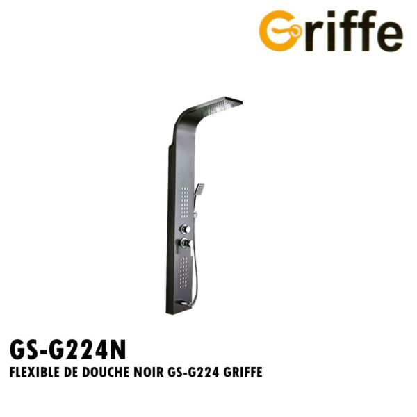 FLEXIBLE DE DOUCHE NOIR GS-G224 GRIFFE