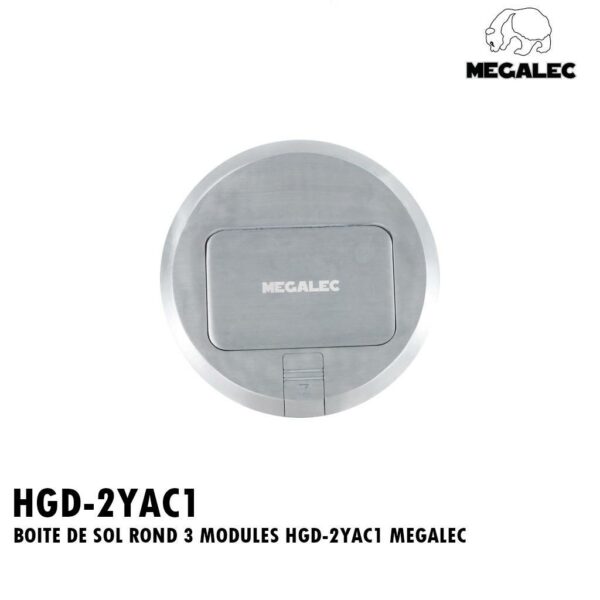 BOITE DE SOL ROND 3 MODULES HGD-2YAC1 MEGALEC