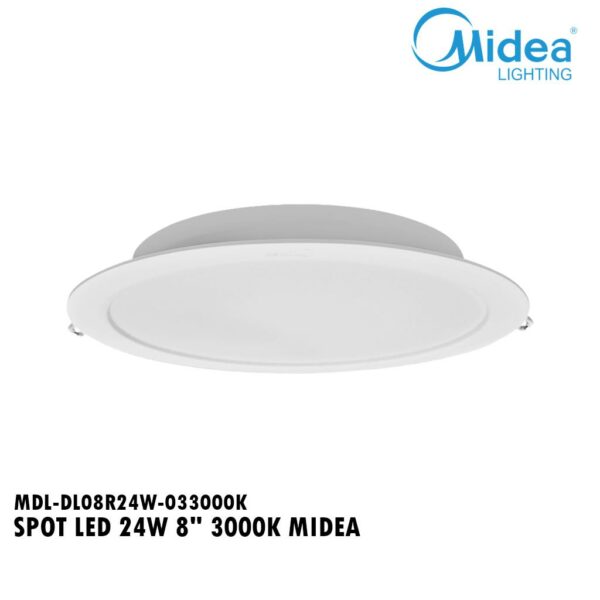 SPOT LED 24W 8" 3000K MIDEA