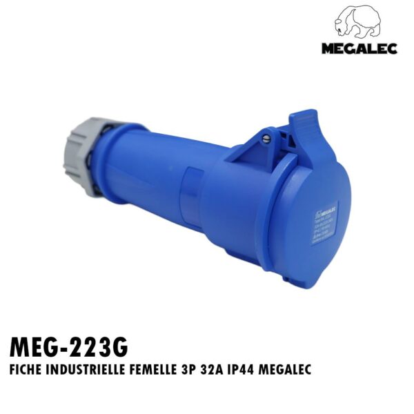 FICHE INDUSTRIELLE FEMELLE 3P 32A IP44 MEGALEC