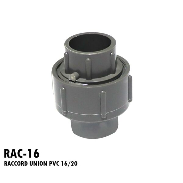 RACCORD UNION PVC 16/20