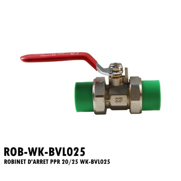 ROBINET D'ARRET PPR 20/25 WK-BVL025