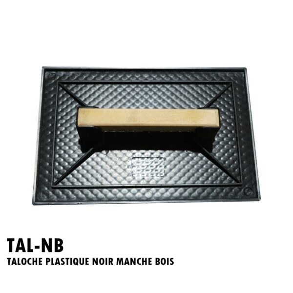 TALOCHE PLASTIQUE NOIR MANCHE BOIS