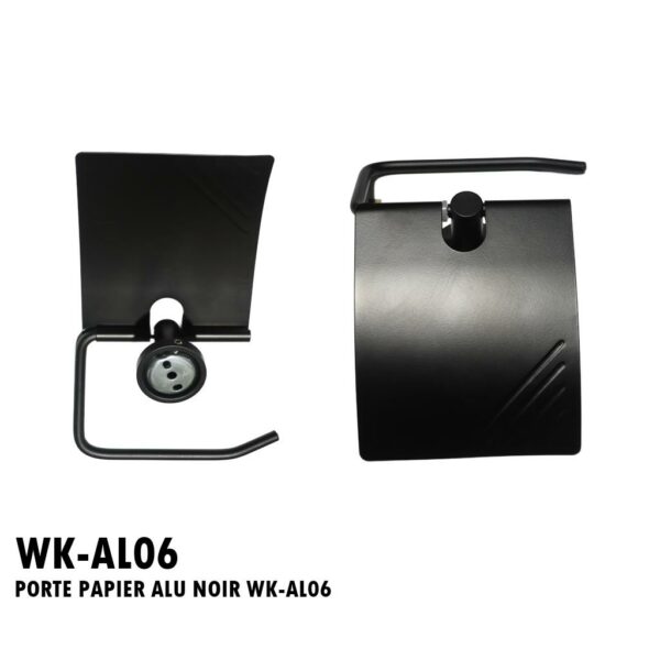 PORTE PAPIER ALU NOIR WK-AL06