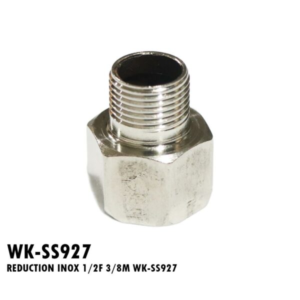 REDUCTION INOX 1/2F 3/8M WK-SS927