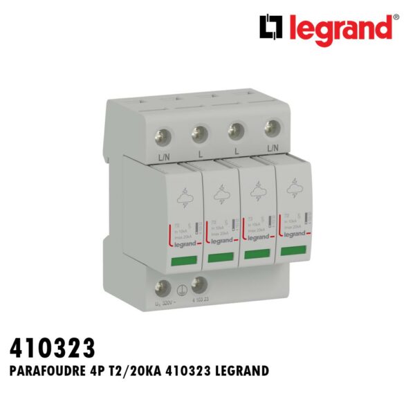 PARAFOUDRE 4P T2/20KA 410323 LEGRAND