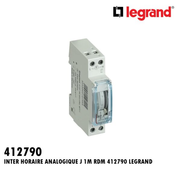 INTER HORAIRE ANALOGIQUE J 1M RDM 412790 LEGRAND