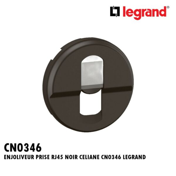 ENJOLIVEUR PRISE RJ45 NOIR CELIANE CN0346 LEGRAND