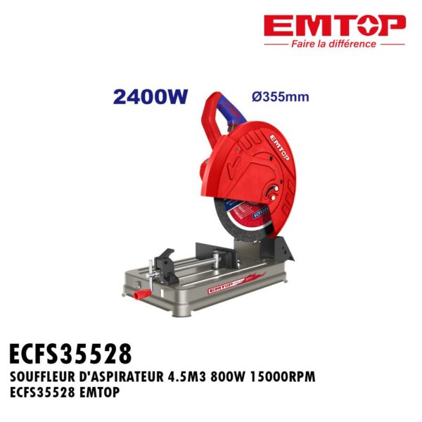 SCIE COUPEE 2400W 355MMX25.4MM ECFS35528 EMTOP