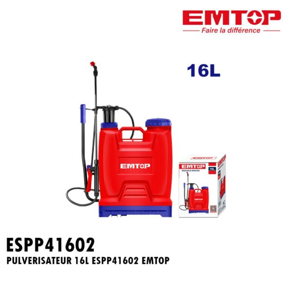 PULVERISATEUR 16L ESPP41602 EMTOP
