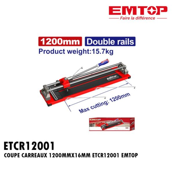COUPE CARREAUX 1200MMX16MM ETCR12001 EMTOP
