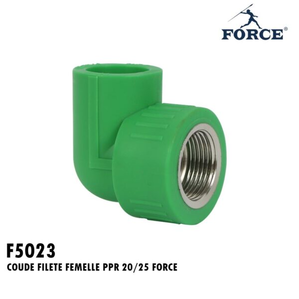 COUDE FILETE FEMELLE PPR 20/25 FORCE