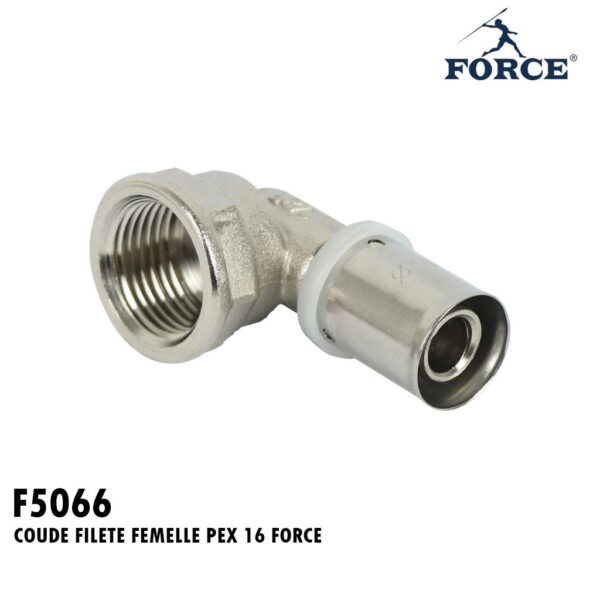 COUDE FILETE FEMELLE PEX 16 FORCE