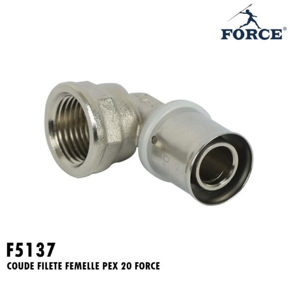 COUDE FILETE FEMELLE PEX 20 FORCE