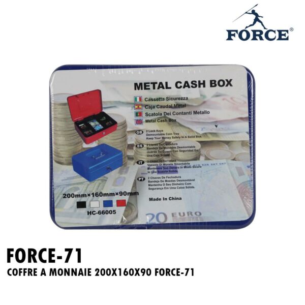 COFFRE A MONNAIE 200X160X90 FORCE-71