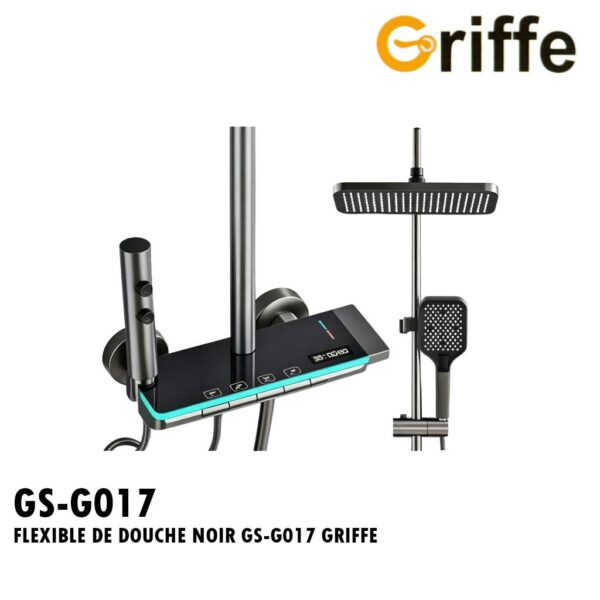 FLEXIBLE DE DOUCHE NOIR GS-G017 GRIFFE