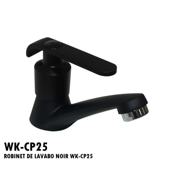 ROBINET DE LAVABO NOIR WK-CP25
